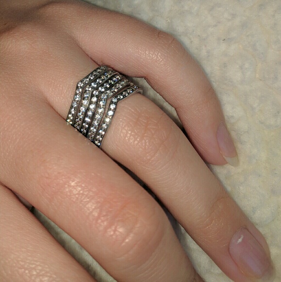 ⬇💲250❕ Freida Rothman 5 Stackable Rings - Picture 2 of 8